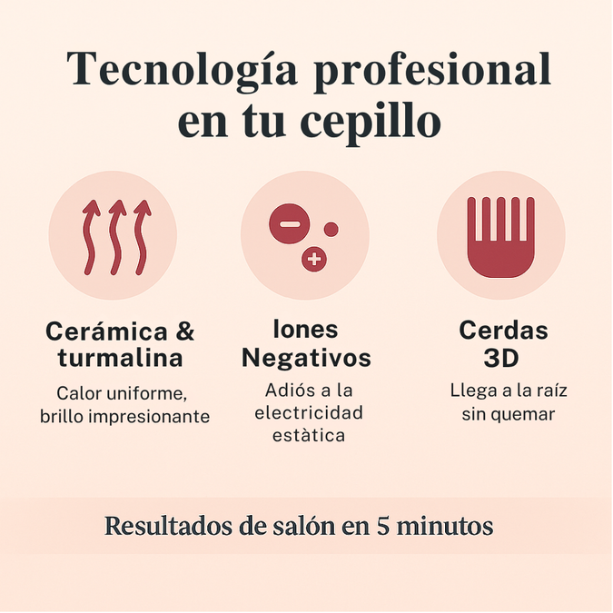 Cepillo Alisador Instantáneo