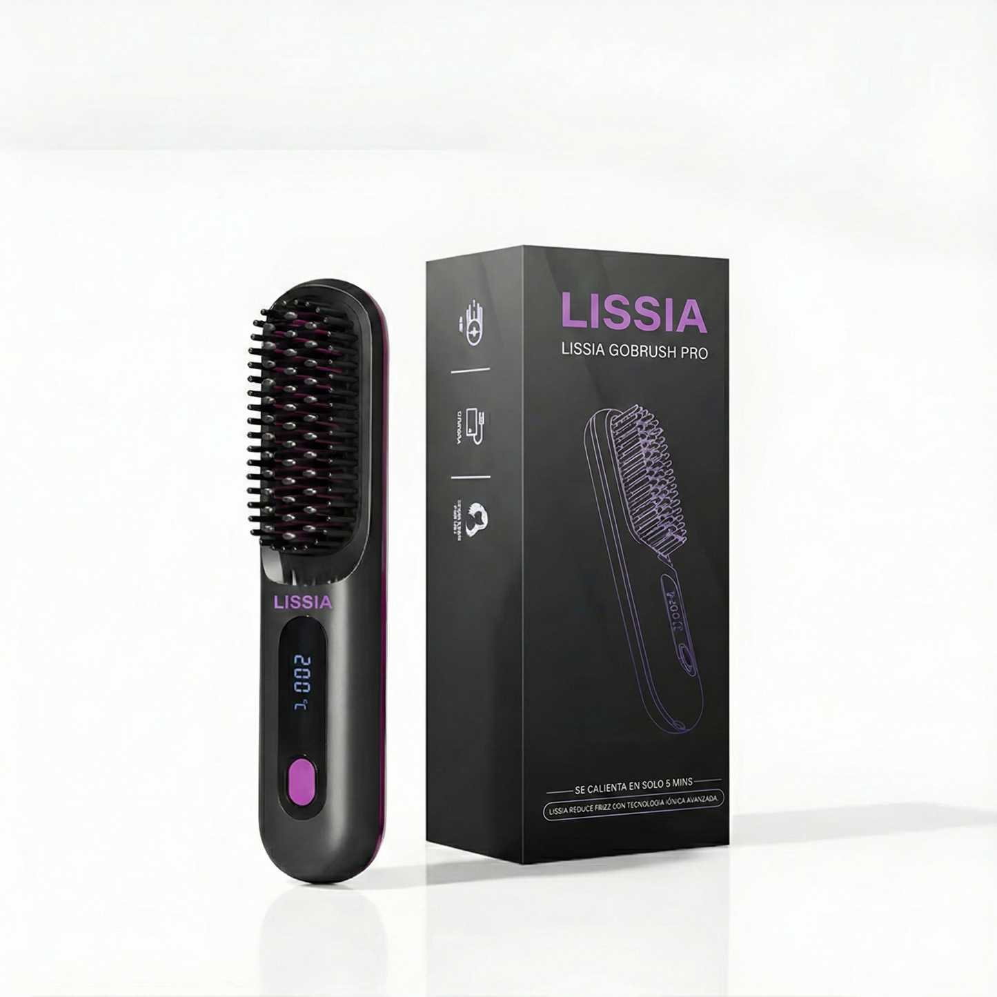 Cepillo Alisador Portátil GoBrush™